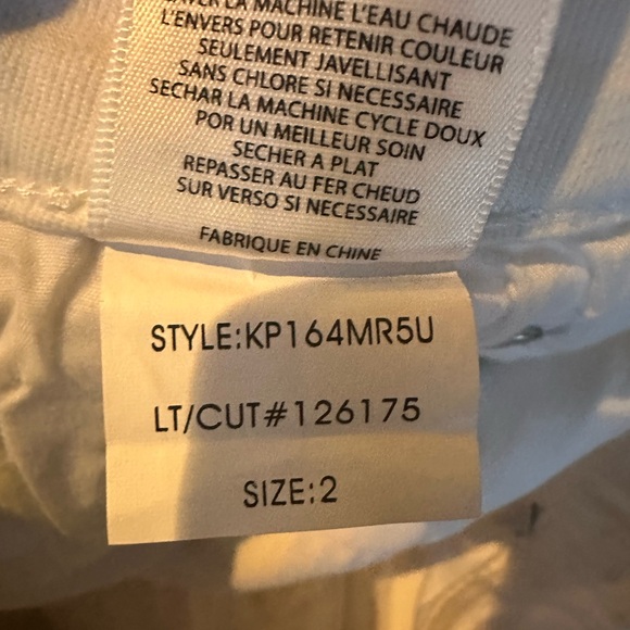 New with Tags Kut from the Kloth size 2 white denim Mia Toothpick Skinny - Picture 16 of 16